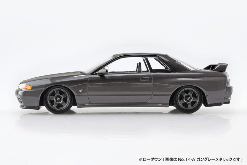 AOSHIMA The Snap Kit No.14-A 1/32 Nissan R32 Skyline Gt-R Gun-Gray Metallic Plastic Model- Japan Figure Store - #1 Bring To You The Best Japanese Goods