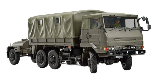 AOSHIMA Military Model Kit 1/35 3 1/2T Truck Skw-476 W /Outdoor Cooker No. 1 22-Kai And 1T Water Tank Trailer Plastic Model- Japan Figure Store - #1 Bring To You The Best Japanese Goods