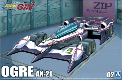 AOSHIMA Cyber Formula 1/24 Ogre An-21 Plastic Model- Japan Figure Store - #1 Bring To You The Best Japanese Goods