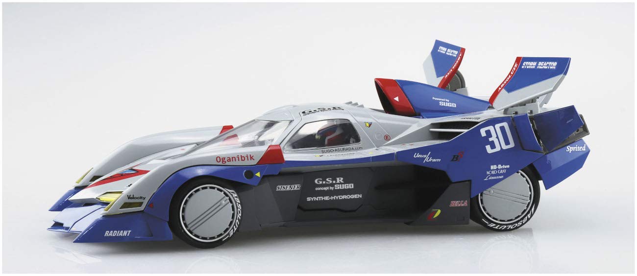 AOSHIMA - Cyber Formula 1/24 Asurada G.S.X Aero Mode Plastic Model- Japan Figure Store - #1 Bring To You The Best Japanese Goods