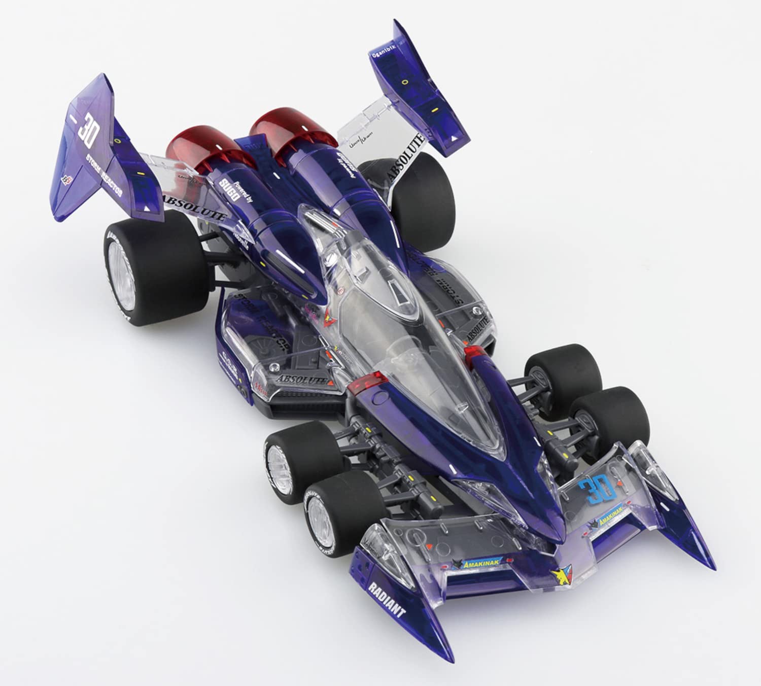 AOSHIMA 1/24 Cyber Formula Super-Asurada 01 Transparent Ver. Plastic Model- Japan Figure Store - #1 Bring To You The Best Japanese Goods