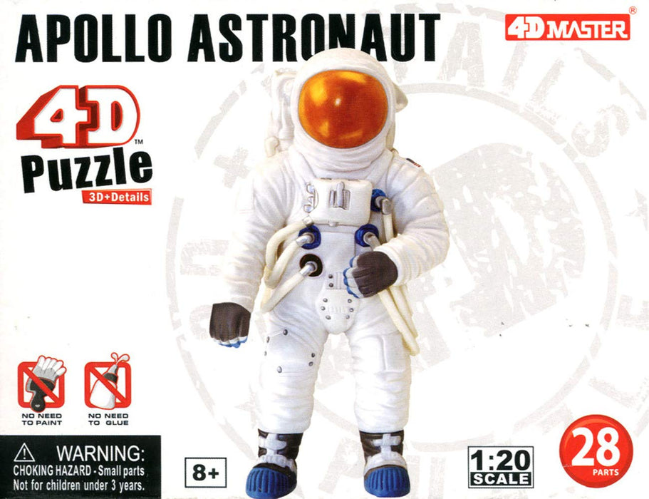 AOSHIMA - 4D Puzzle 1/20 Apollo Astronaut Plastic Model- Japan Figure Store - #1 Bring To You The Best Japanese Goods