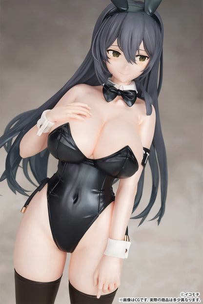 B´Full Black Bunny Kouhai-Chan Real Face Ver. Figure 1/7 Scale Illustrated By Ikomochi Japan- Japan Figure Store - #1 Bring To You The Best Japanese Goods