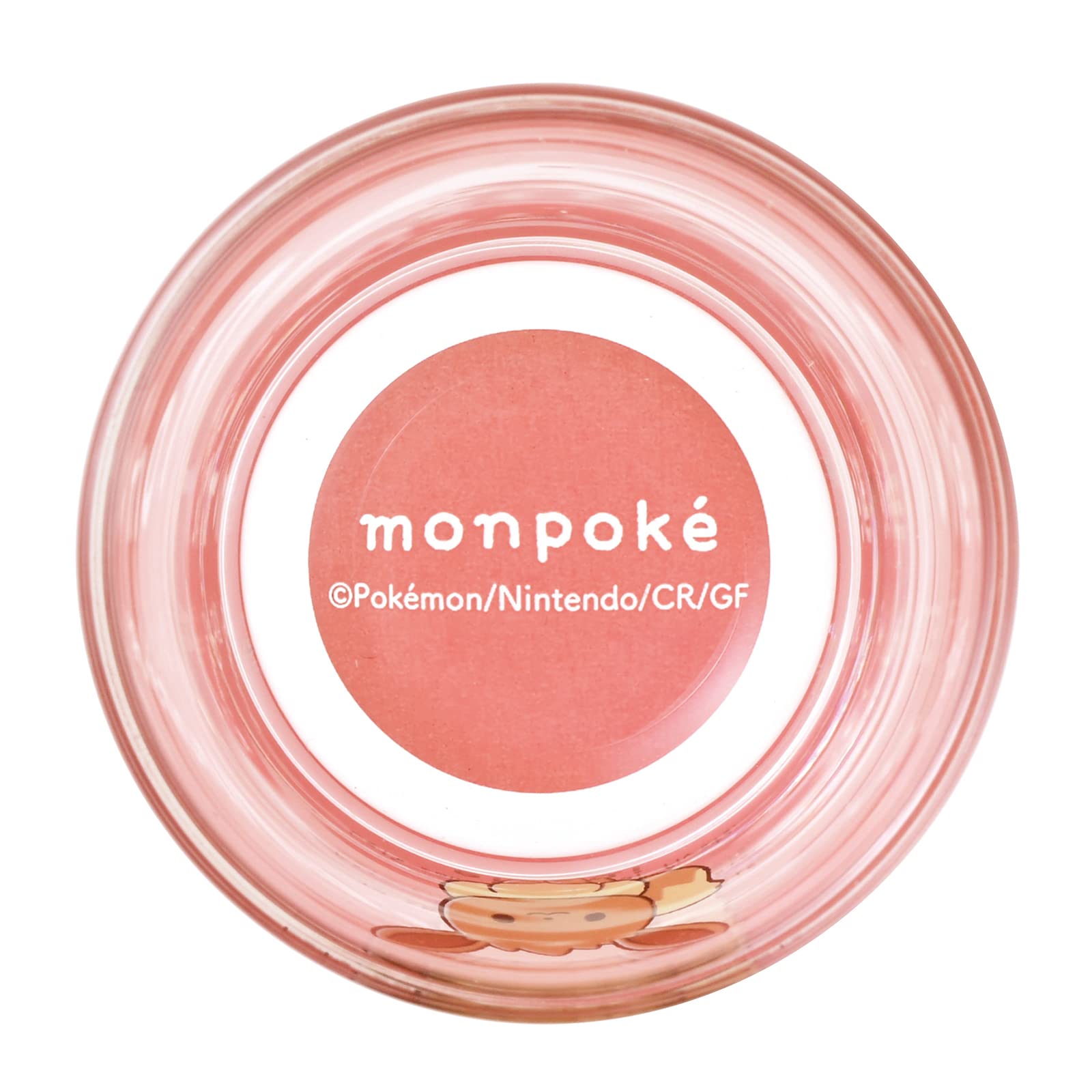 Pokémon Monpoke Eevee Glass Glass Tumbler Cup Height Approx. 9Cm Nakayoshi Glass Pink Made In Japan 050151- Japan Figure Store - #1 Bring To You The Best Japanese Goods