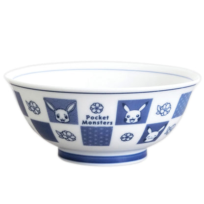 Pokemon Center Chiyogami Designed Ramen Bowl Pikachu/Eevee- Japan Figure Store - #1 Bring To You The Best Japanese Goods