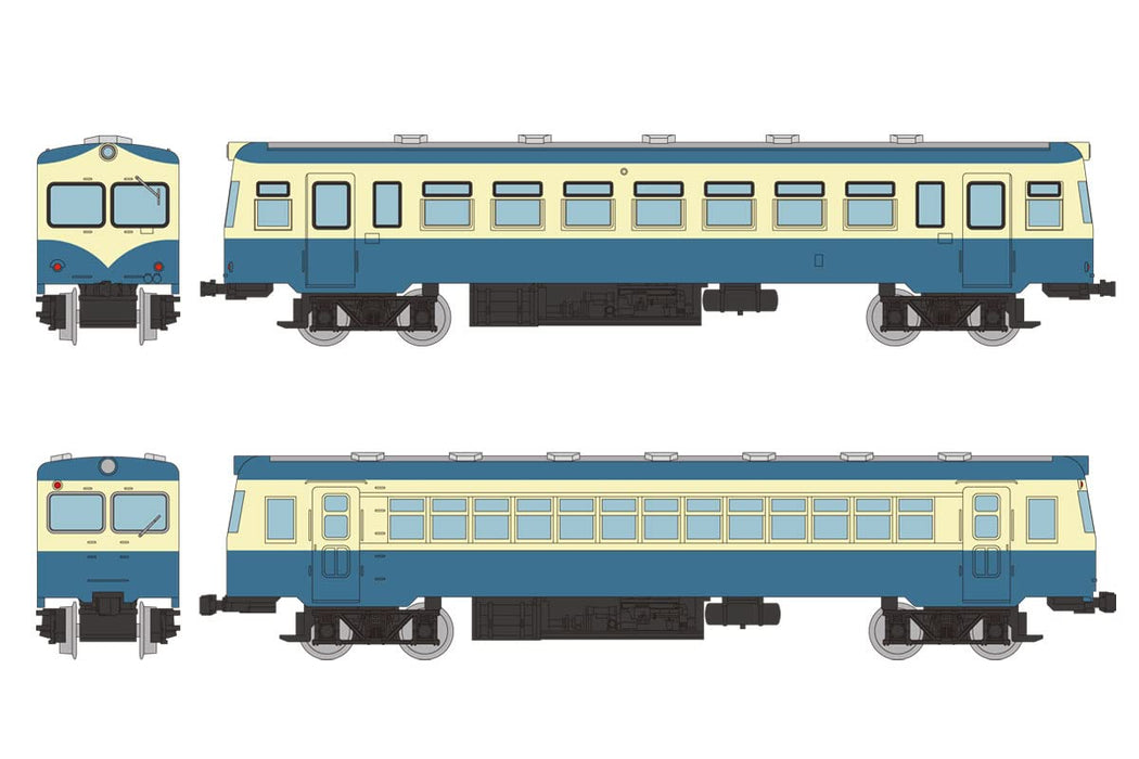 TOMYTEC Tomii Electric Railway Tao Line Diesel Train New Painting 2 Cars Set N Scale- Japan Figure Store - #1 Bring To You The Best Japanese Goods