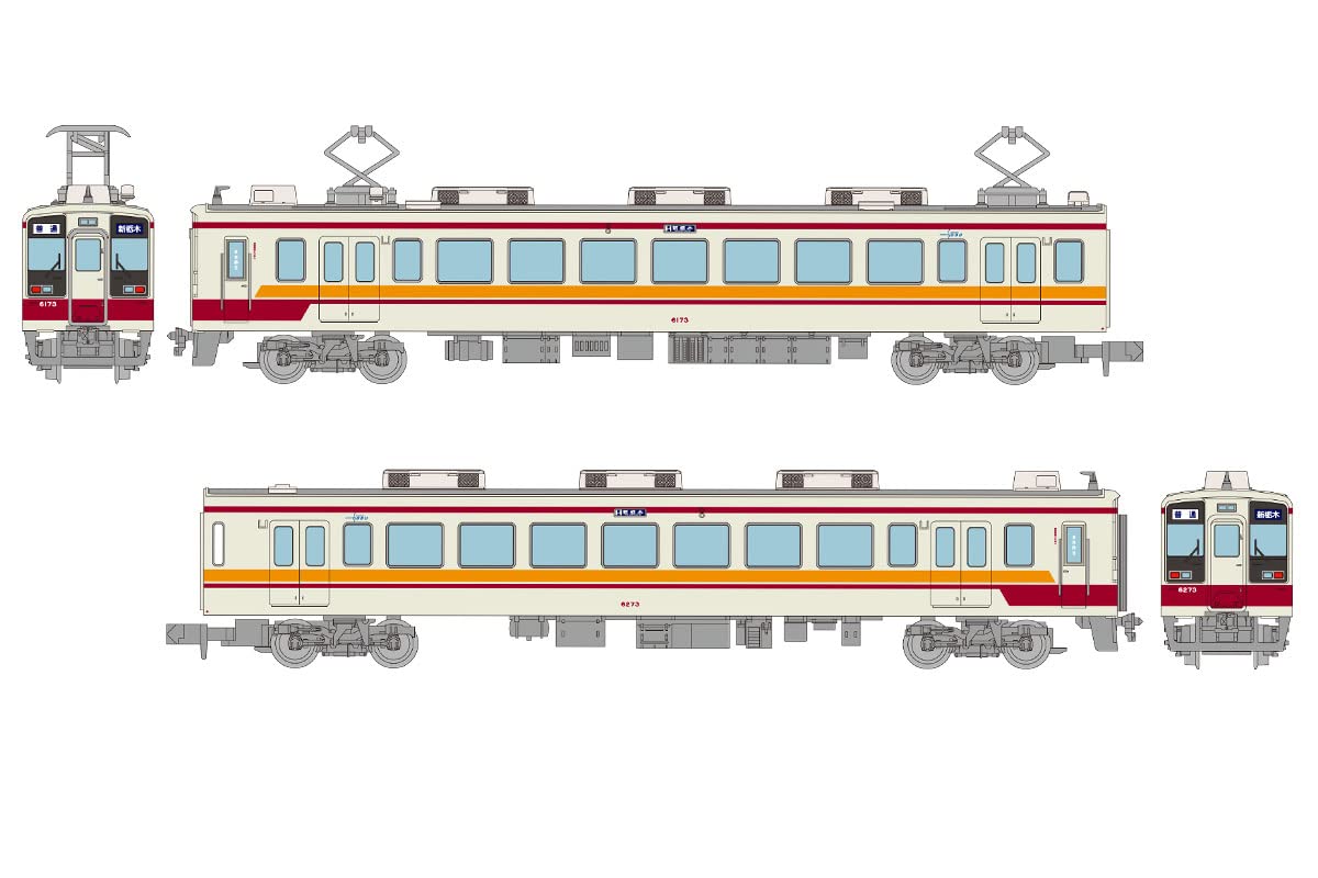 TOMYTEC Goodbye Tobu Railway Series 6050 From Aizu Tajima To Shin-Tochigi 4 Cars Set N Scale- Japan Figure Store - #1 Bring To You The Best Japanese Goods
