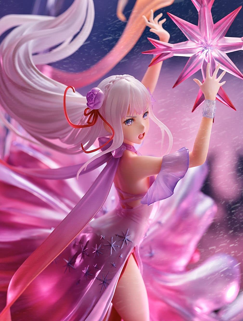 Re:Zero -Starting Life in Another World- Frosty Emilia: Crystal Dress Ver. 1/7 Scale Figure- Japan Figure Store - #1 Bring To You The Best Japanese Goods