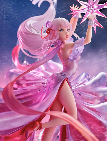 Re:Zero -Starting Life in Another World- Frosty Emilia: Crystal Dress Ver. 1/7 Scale Figure- Japan Figure Store - #1 Bring To You The Best Japanese Goods