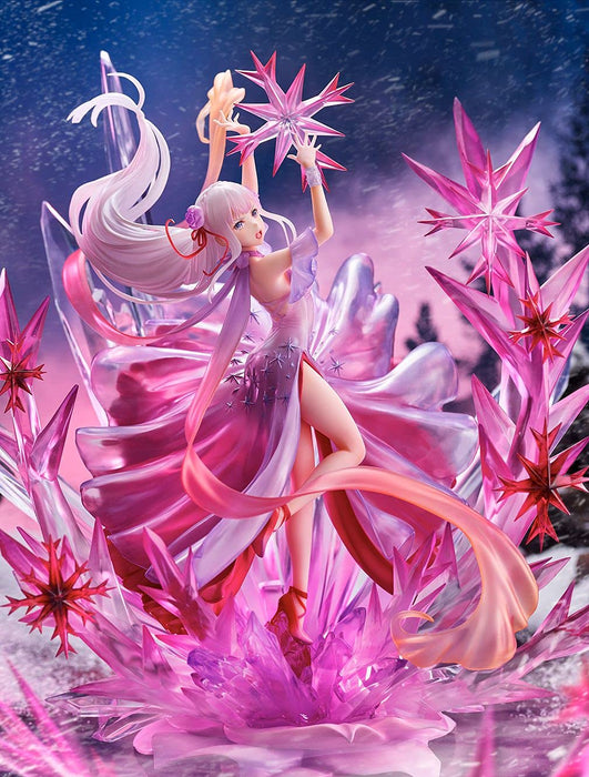 Re:Zero -Starting Life in Another World- Frosty Emilia: Crystal Dress Ver. 1/7 Scale Figure- Japan Figure Store - #1 Bring To You The Best Japanese Goods