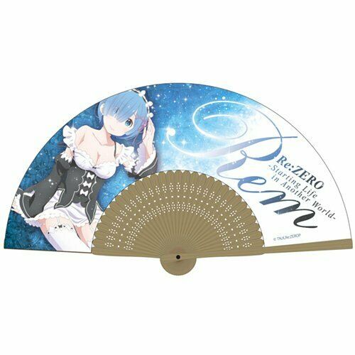Re: Life In A Different World From Zero Rem Doki Doki Folding Fan - Japan Figure