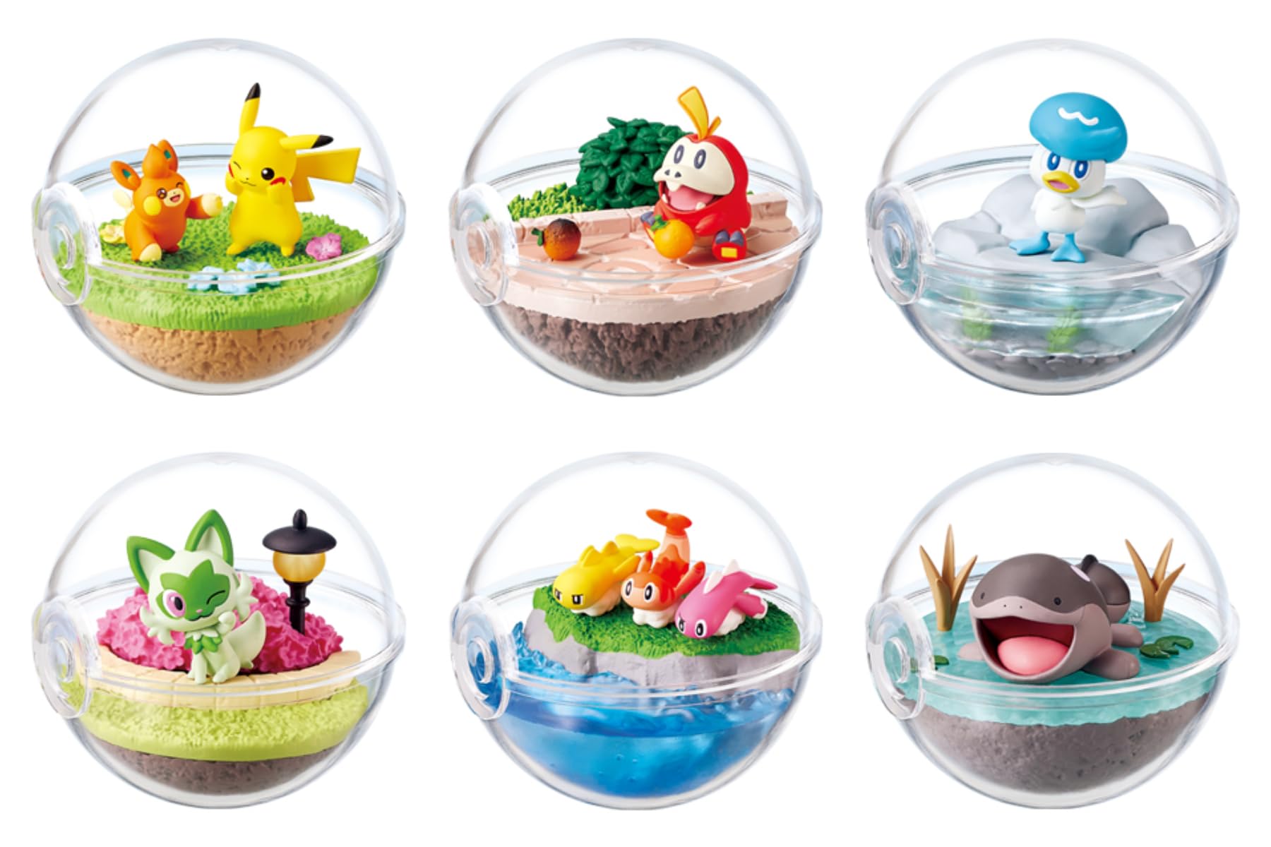 Re-Ment Pokemon Terrarium Coll Ex ~Paldea~ 1Box H100xW70xD70mm PVC- Japan Figure Store - #1 Bring To You The Best Japanese Goods