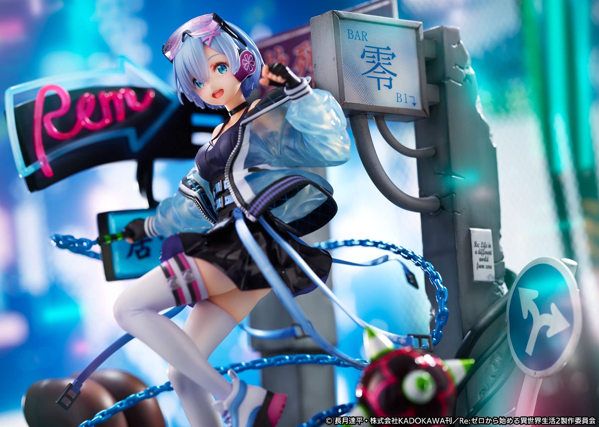 Re:Zero -Starting Life in Another World- Rem: Neon City Ver. 1/7 Scale Figure- Japan Figure Store - #1 Bring To You The Best Japanese Goods