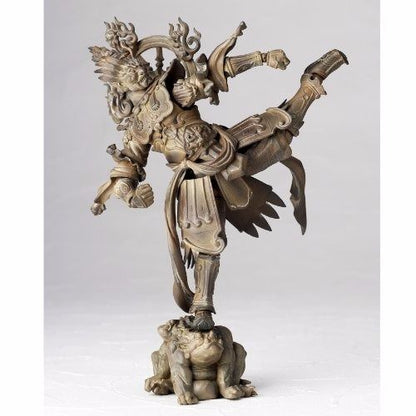 Revoltech Takeya Buddhist Statue Collection No.004ex Zochouten Wood Tone Figure- Japan Figure Store - #1 Bring To You The Best Japanese Goods
