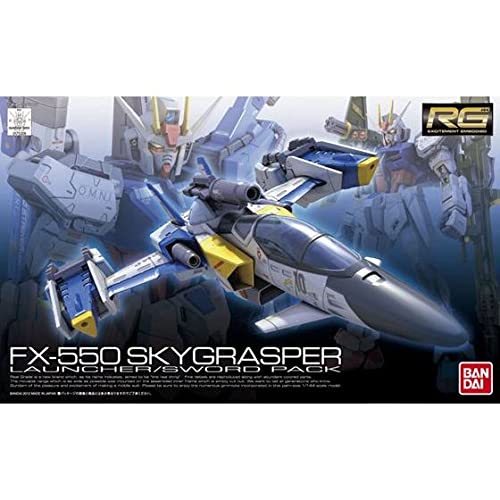 BANDAI Rg-06 Gundam Fx-550 Skygrasper Launcher/Sword Pack 1/144 Scale Kit- Japan Figure Store - #1 Bring To You The Best Japanese Goods