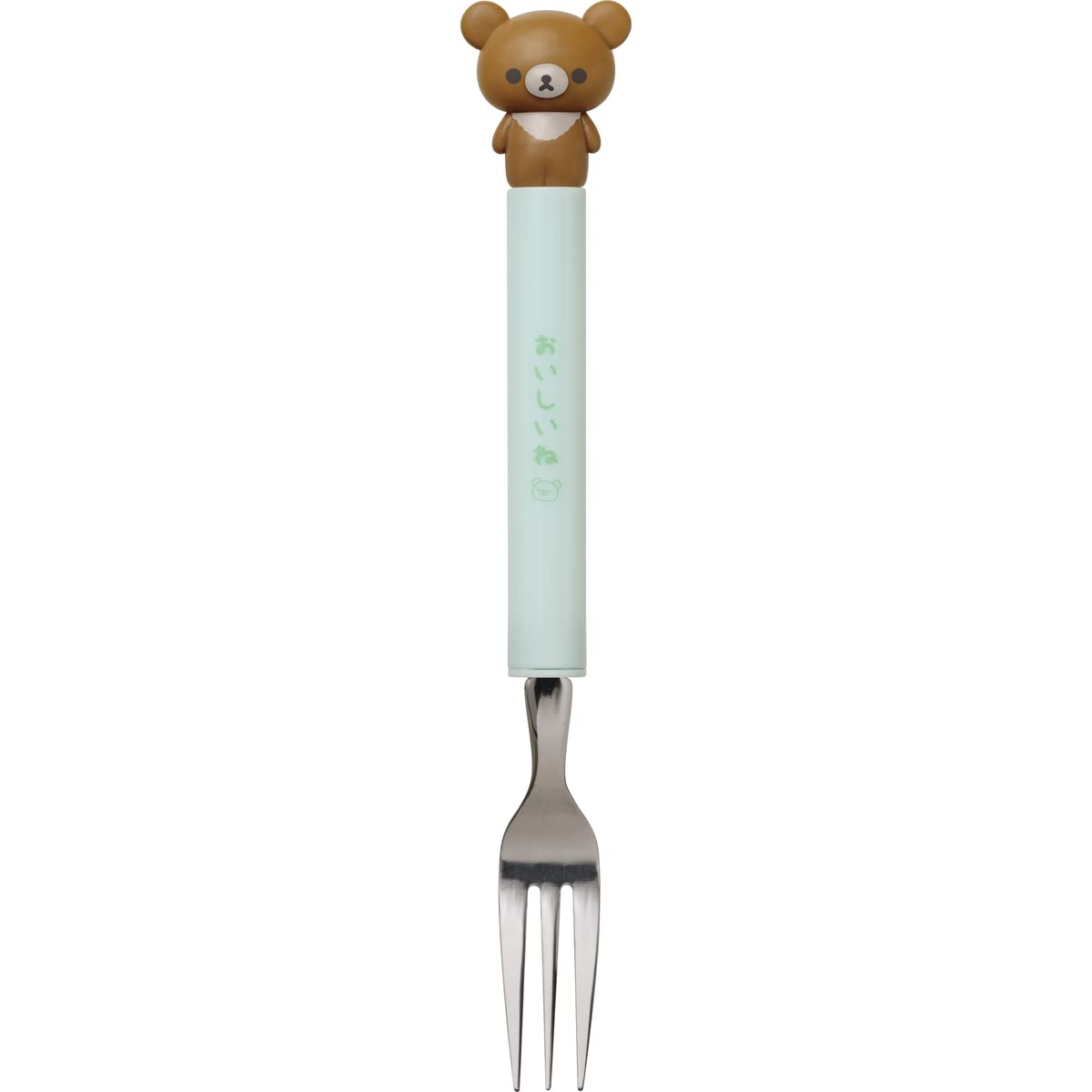 San-X Rilakkuma Kitchen Zakka Fork with Chairoikoguma Mascot KA16104- Japan Figure Store - #1 Bring To You The Best Japanese Goods