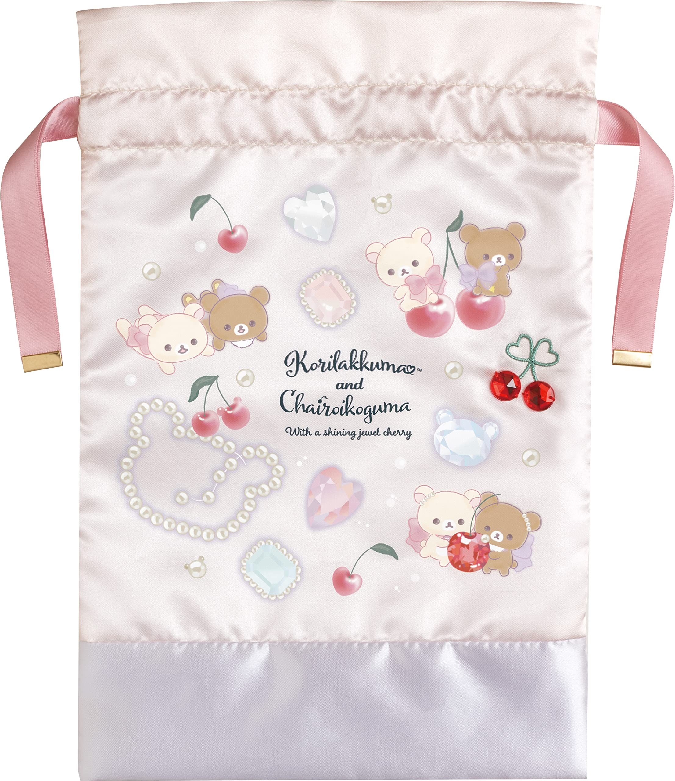 San-X Rilakkuma Korikogu Cherry Jewel Purse Model CA29501- Japan Figure Store - #1 Bring To You The Best Japanese Goods