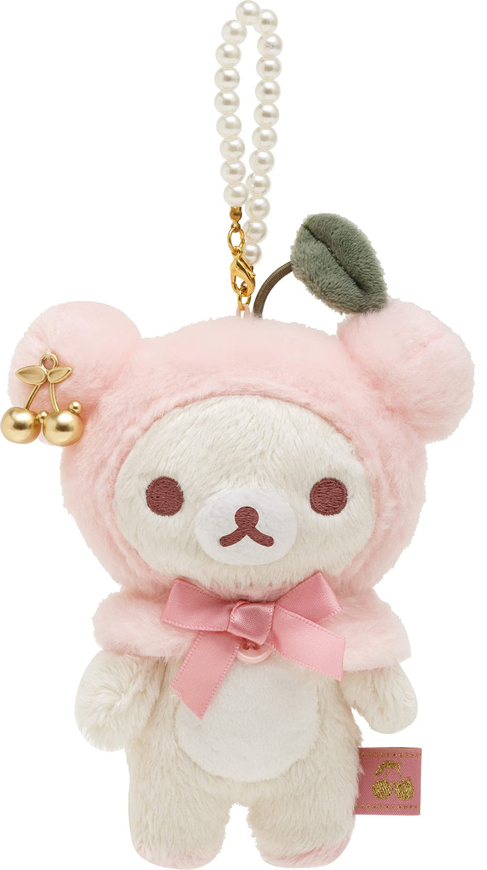 San-X Rilakkuma Jewel Cherry Hanging Plush Mf70501- Japan Figure Store - #1 Bring To You The Best Japanese Goods