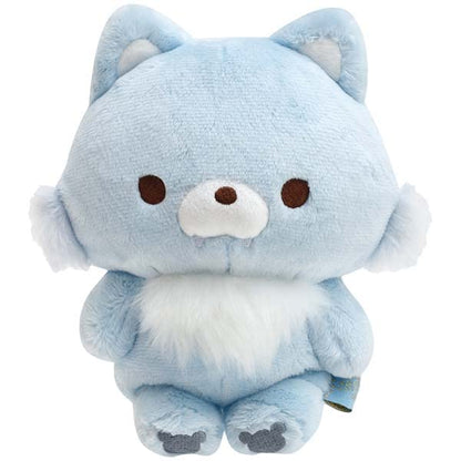 San-X Rilakkuma Posing Plush Blue Wolf Theme Product Mf45301- Japan Figure Store - #1 Bring To You The Best Japanese Goods