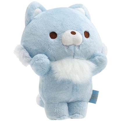 San-X Rilakkuma Posing Plush Blue Wolf Theme Product Mf45301- Japan Figure Store - #1 Bring To You The Best Japanese Goods