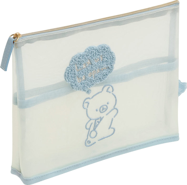 San-X Rilakkuma Message Series Freestanding Pouch - CA38001- Japan Figure Store - #1 Bring To You The Best Japanese Goods