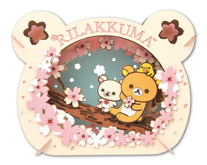 ENSKY Paper Theater Pt-119 Rilakkuma Cherry Blossom- Japan Figure Store - #1 Bring To You The Best Japanese Goods