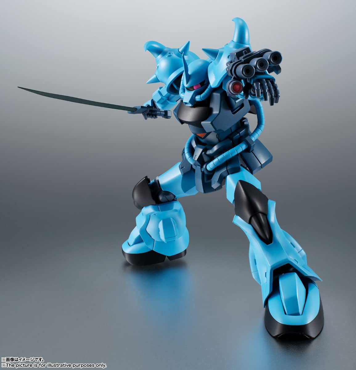 BANDAI Robot Spirits -Side Ms- Ms-07B-3 Gouf Custom Ver. A.N.I.M.E. Figure Mobile Suit Gundam The 08Th Ms Team- Japan Figure Store - #1 Bring To You The Best Japanese Goods