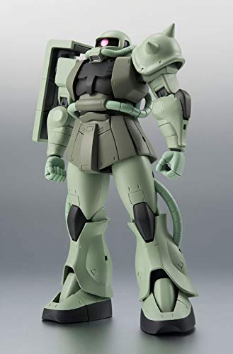 Robot Spirit Mobile Suit Gundam [Side Ms] Ms-06 Mass-Produced Zaku Ver. Anime Approximately 125Mm Abs Pvc Pre-Painted Movable Figure- Japan Figure Store - #1 Bring To You The Best Japanese Goods