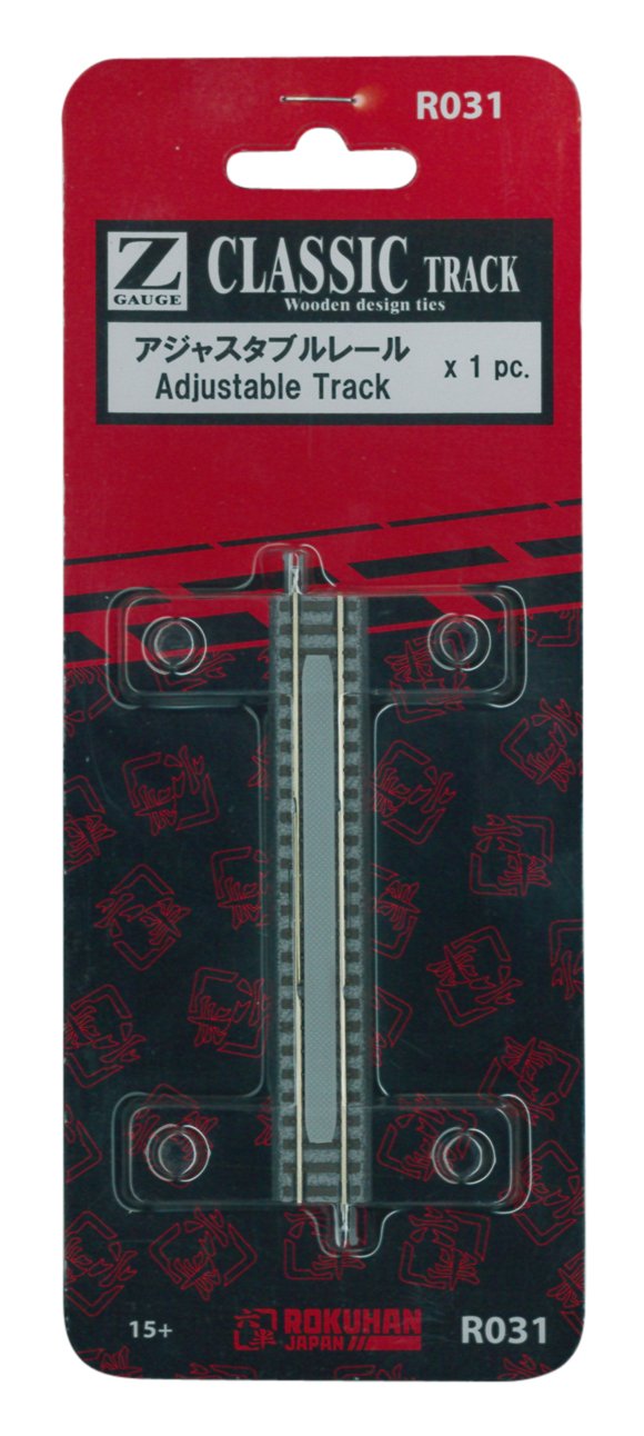 Rokuhan Z Gauge R031 Adjustable Rail 1pc- Japan Figure Store - #1 Bring To You The Best Japanese Goods