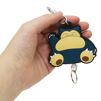 SK JAPAN Pokemon Rubber Reel Keychain Snorlax- Japan Figure Store - #1 Bring To You The Best Japanese Goods