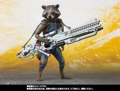 S.h.figuarts Avengers Infinity War Rocket Raccoon Action Figure Bandai Japan- Japan Figure Store - #1 Bring To You The Best Japanese Goods