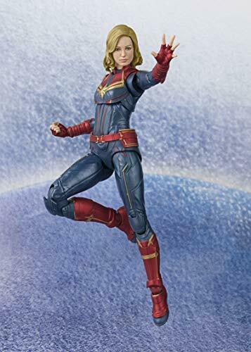 S.h.figuarts Marvel Universe Captain Marvel Action Figure Bandai- Japan Figure Store - #1 Bring To You The Best Japanese Goods