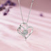 S. Whit Necklace Ladies Chain Silver 925 Eternal Love Open Heart- Japan Figure Store - #1 Bring To You The Best Japanese Goods