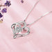 S. Whit Necklace Ladies Chain Silver 925 Eternal Love Open Heart- Japan Figure Store - #1 Bring To You The Best Japanese Goods
