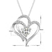 S. Whit Necklace Ladies Chain Silver 925 Eternal Love Open Heart- Japan Figure Store - #1 Bring To You The Best Japanese Goods