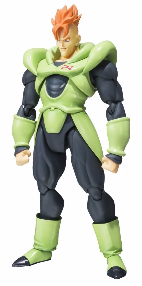S.h.figuarts Dragon Ball Z Android No.16 Action Figure Bandai Tamashii Nations- Japan Figure Store - #1 Bring To You The Best Japanese Goods