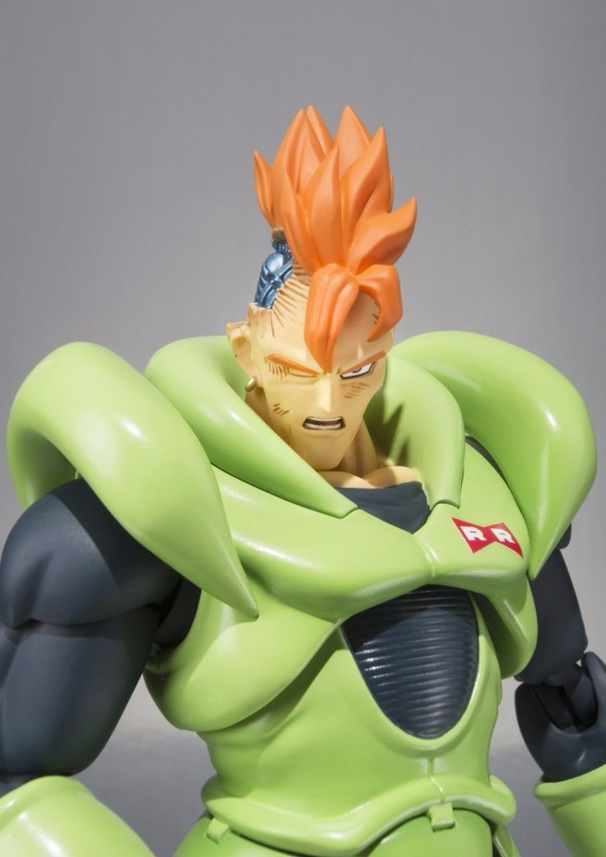 S.h.figuarts Dragon Ball Z Android No.16 Action Figure Bandai Tamashii Nations- Japan Figure Store - #1 Bring To You The Best Japanese Goods