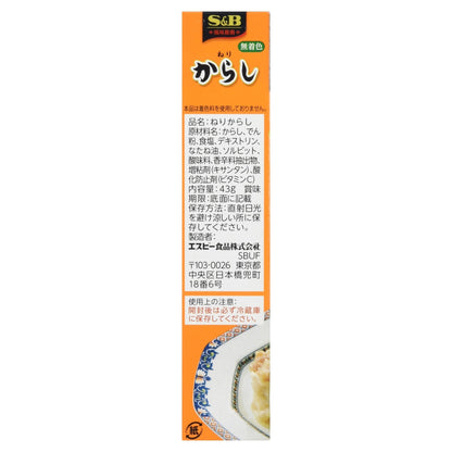 S&B Neri Mustard 43G Japanese Spices- Japan Figure Store - #1 Bring To You The Best Japanese Goods