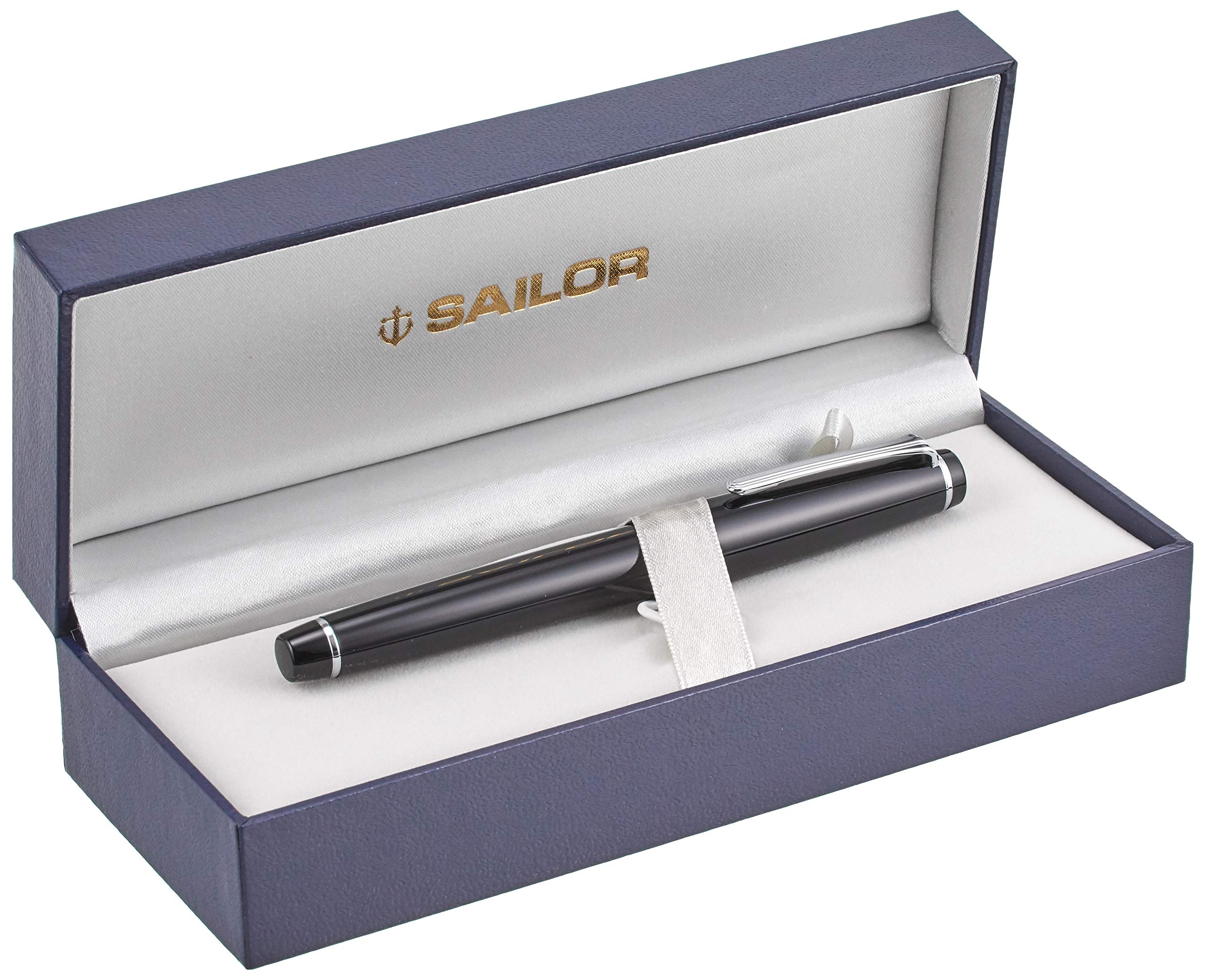 SAILOR Professional Gear Slim Silver Fp Black Ms 11-1222-920- Japan Figure Store - #1 Bring To You The Best Japanese Goods