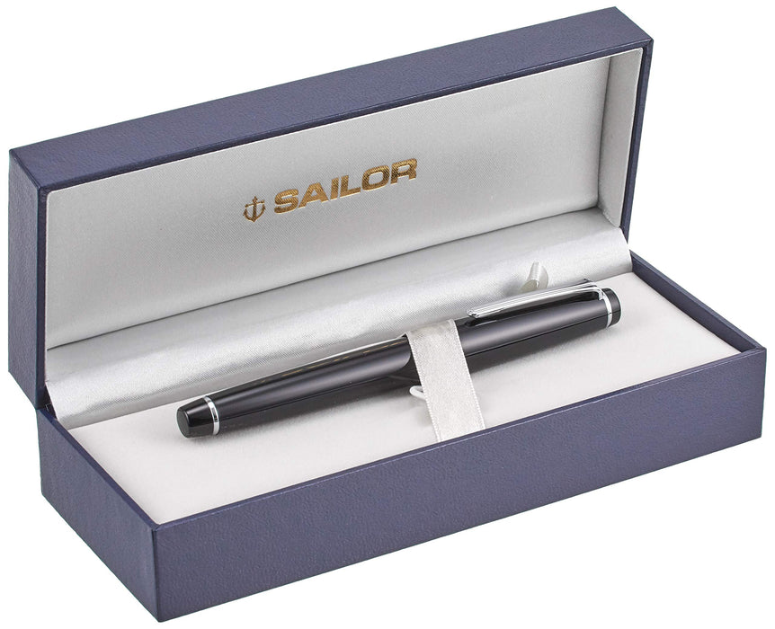 SAILOR Professional Gear Slim Silver Fp Black Ms 11-1222-920- Japan Figure Store - #1 Bring To You The Best Japanese Goods