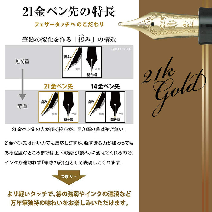 SAILOR Profit Standard 1911 S 21K Fountain Pen Black M 11-1521-420- Japan Figure Store - #1 Bring To You The Best Japanese Goods