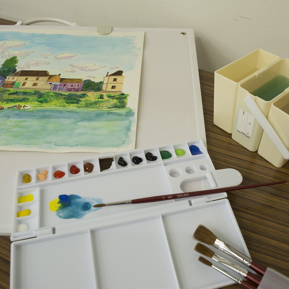 Sakura Crepas Horse Hair Round Painting Brush No. 8 Made In Japan- Japan Figure Store - #1 Bring To You The Best Japanese Goods