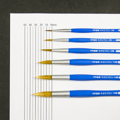 Sakura Crepas Japan Painting Brush Neo Sebron Round No.6 10 Brushes- Japan Figure Store - #1 Bring To You The Best Japanese Goods