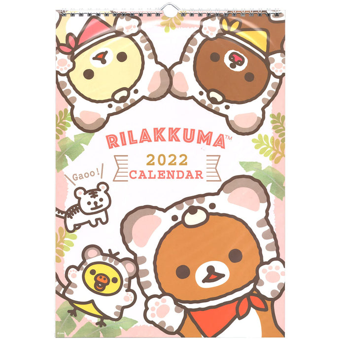 San-X Rilakkuma 2022 Calendar Wall Hanging B4 CD35801- Japan Figure Store - #1 Bring To You The Best Japanese Goods