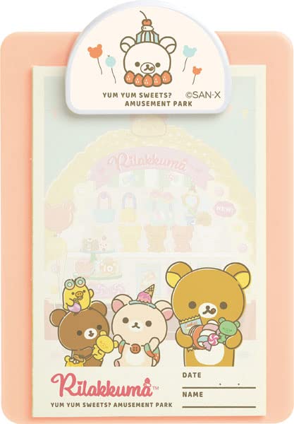 San-X Rilakkuma Memo Pad with Binder - Compact and Portable Pack- Japan Figure Store - #1 Bring To You The Best Japanese Goods