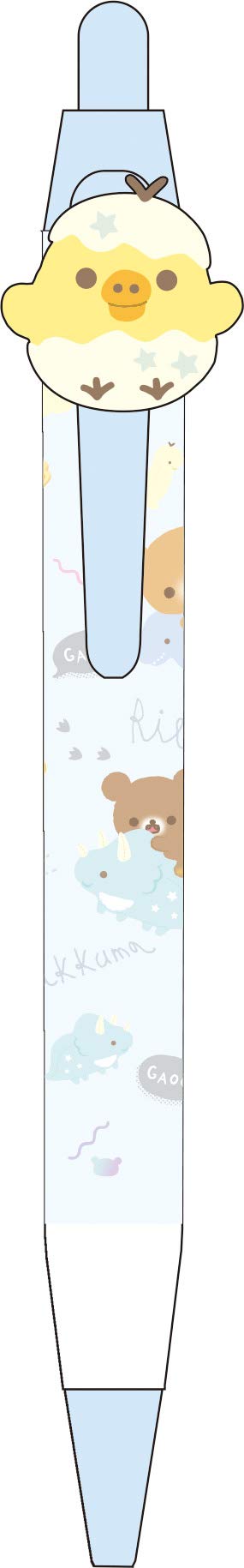 San-X Rilakkuma Blue Ballpoint Pen with Mascot - Quality Writing Instrument- Japan Figure Store - #1 Bring To You The Best Japanese Goods
