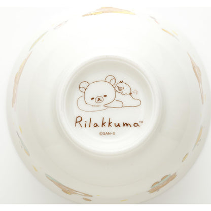 San-X Rilakkuma Bowl with Lid - High Quality Durable Tk20001- Japan Figure Store - #1 Bring To You The Best Japanese Goods