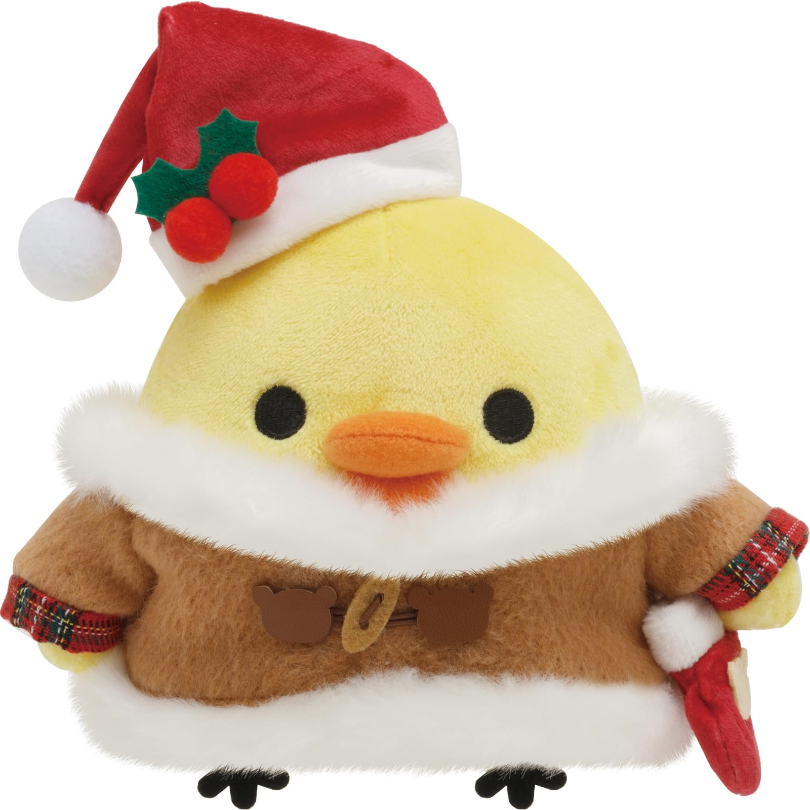 San-X Rilakkuma Christmas Mo27801 110x140x95mm Stuffed Toy Kiiroitori- Japan Figure Store - #1 Bring To You The Best Japanese Goods