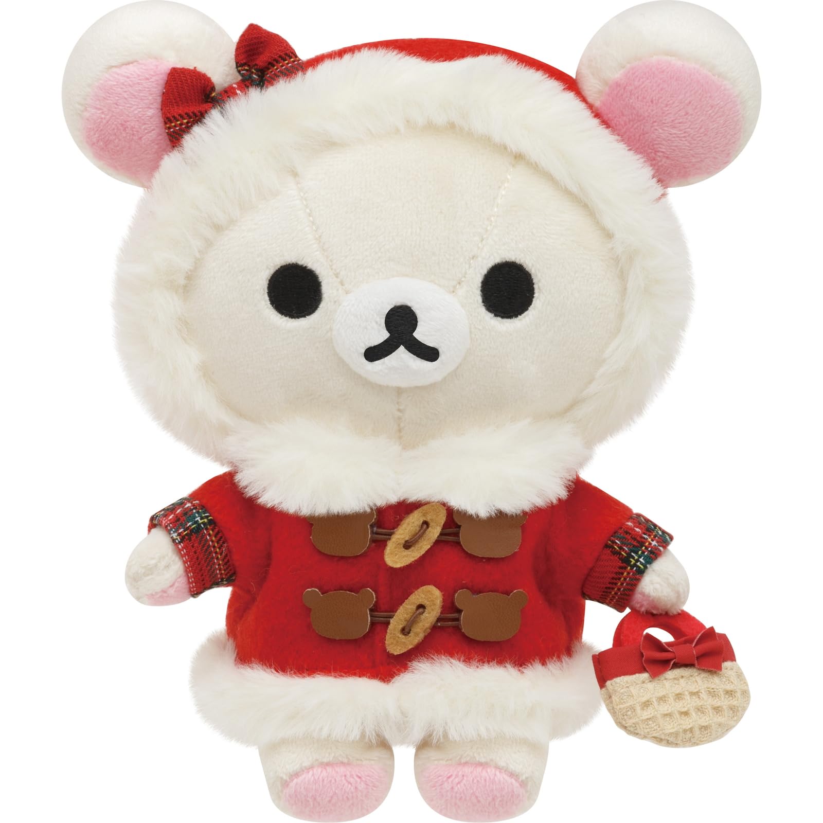 San-X Rilakkuma Christmas Korilakkuma Mo27701 155x140x80mm Stuffed Toy- Japan Figure Store - #1 Bring To You The Best Japanese Goods