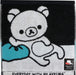 San-X Black Mini Towel Rilakkuma Design Size Cm16801- Japan Figure Store - #1 Bring To You The Best Japanese Goods